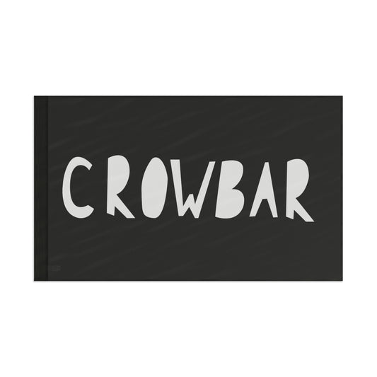 Black Crowbar Flag