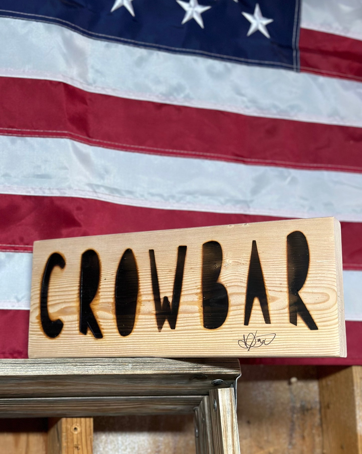 CrowBar Sign